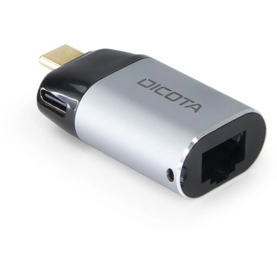 Dicota USB-C TO ETHERNET ADAPTER WITH PD (100W)