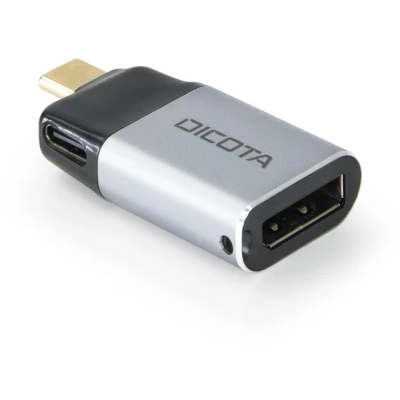 Dicota USB-C TO DISPLAY PORT ADAPTER WITH PD (8K/100W)