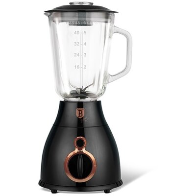 Berlinger Haus BH/9025-AF 1,5 L-es mércés edzett üvegkancsóval fekete- rose gold turmixgép