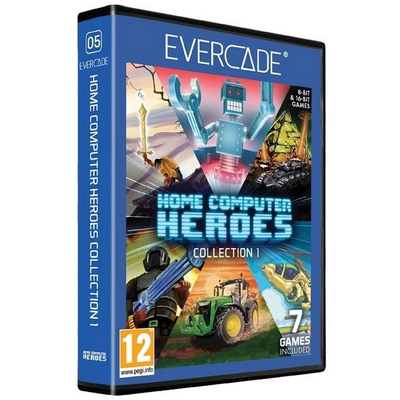 Evercade #C5 Home Computer Heroes Collection 7in1 Retro Multi Game játékszoftver csomag