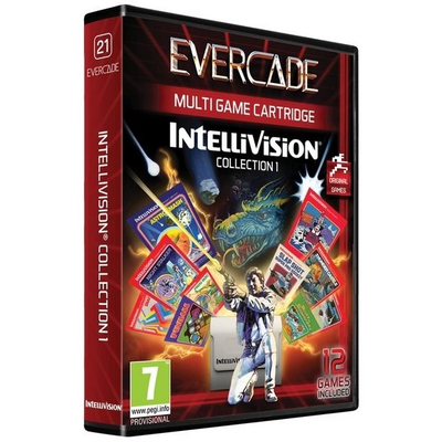 Evercade #21 Intellivision Collection 1 12in1 Retro Multi Game játékszoftver csomag