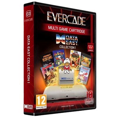 Evercade #03 Data East Collection 10in1 Retro Multi Game játékszoftver csomag