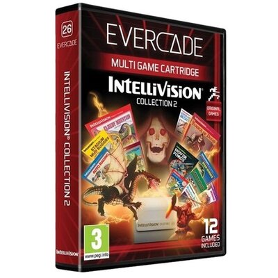 Evercade #26 Intellivision Collection 2 12in1 Retro Multi Game játékszoftver csomag