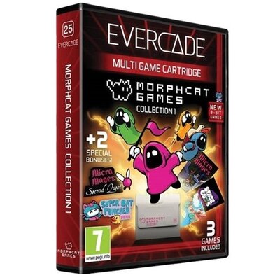 Evercade #25 Morphcat Games Collection 1 3in1 Retro Multi Game játékszoftver csomag