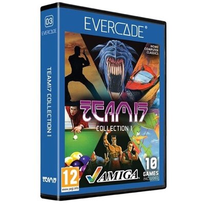 Evercade C3 Amiga Team 17 12in1 Retro Multi Game játékszoftver csomag