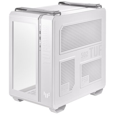 Asus TUF GAMING GT502 PLUS TG ARGB WHITE - midi számítógépház - Fehér