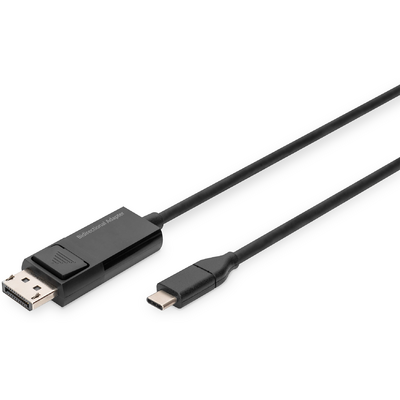 Assmann 2M USB TYPE-C TO DISPLAYPORT BIDIRECTIONAL 8K 30HZ BLACK