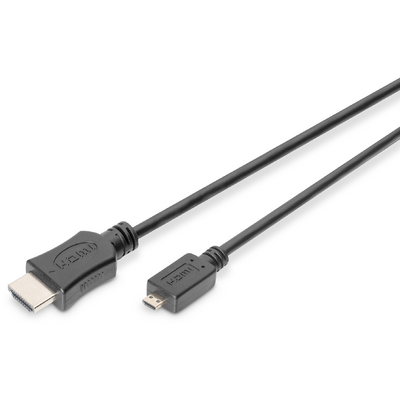 Assmann 4K HDMI HIGH-SPEED CONNECTING CABLE TYPE D TO TYPE A W/ETH