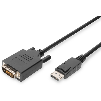 Assmann DISPLAYPORT ADAPTER CABLE DP - DVI(24+1) M/M 2.0M HDBL