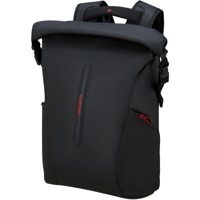 Samsonite ECODIVER Rolltop Backpack L fekete laptop hátizsák
