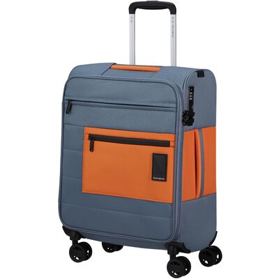 Samsonite VAYCAY Spinner 55/20 L 40cm kék/narancs kabinbőrönd