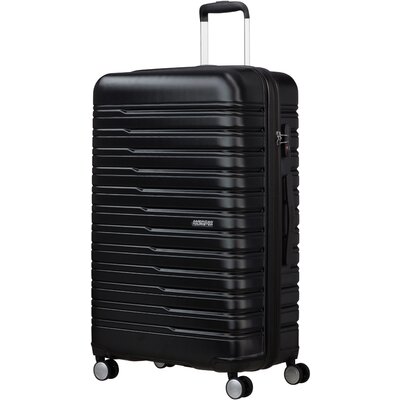 American Tourister FLASHLINE Spinner 78/29 Exp Tsa fekete bőrönd