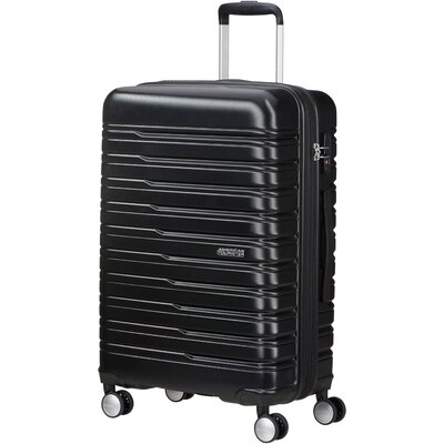 American Tourister FLASHLINE Spinner 67/24 Exp Tsa fekete bőrönd