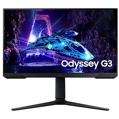 SAMSUNG Gaming 180Hz VA monitor 24" Odyssey G3, 1920x1080, 16:9, 250cd/m2, 1ms, DisplayPort/HDMI, Pivot