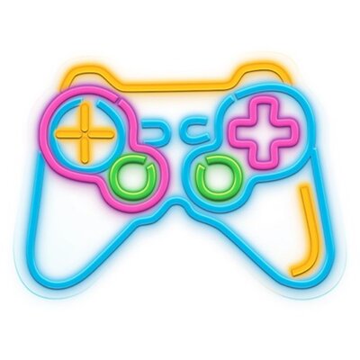 NEOLIA LED dekorációs lámpa GAMEPAD, USB, multicolor, falra szerelhető