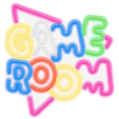 NEOLIA LED dekorációs lámpa GAME ROOM multicolor, szabályozható, USB csatlakozó, falra szerelhető