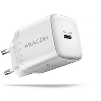 Axagon ACU-PD30W 30W PD 3.0 QC Type-C fehér hálózati töltő