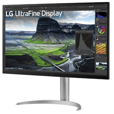 LG IPS monitor 31.5" 32UQ850V, 3840x2160, 16:9, 400cd/m2, 5ms, 2xHDMI/DisplayPort/USB-C/3xUSB, Pivot, hangszóró