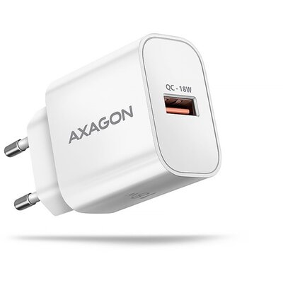 Axagon ACU-QC18W 18W QC USB fehér hálózati töltő