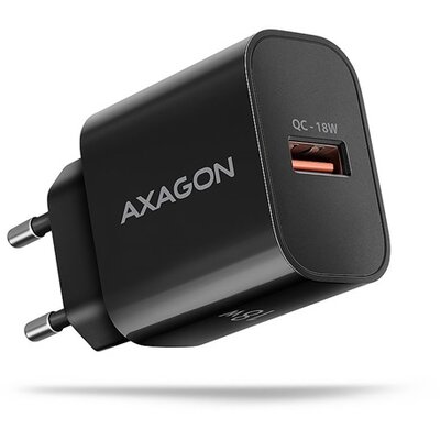 Axagon ACU-QC18 18W QC USB fekete hálózati töltő