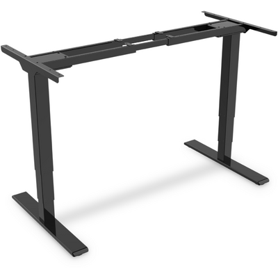 Assmann ELECTRIC ADJUSTABLE DESK FRAME DUAL MOTOR 3-STAGES BLACK