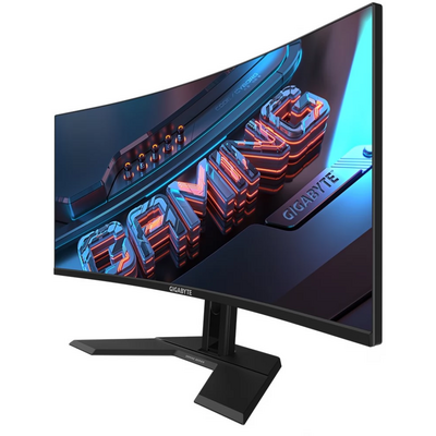 GIGABYTE Ívelt VA LED Monitor 34" GS34WQC 3440x1440, 2xHDMI/Displayport