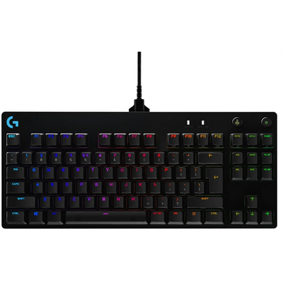 Logitech 920-009426 G Pro UK ENG fekete (GX Blue Clicky switch) gamer billentyűzet