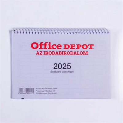 Office Depot 24TA 2025 asztali naptár