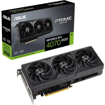 ASUS NVIDIA RTX 4070 SUPER 12GB GDDR6X - PRIME-RTX4070S-O12G