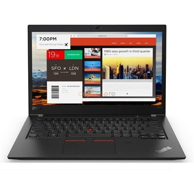 Lenovo ThinkPad T480s 14"FHD/Intel Core i5-8250U/8GB/256GB/Int.VGA/Win11P/fekete laptop (Felújított A,batteryCARE+)