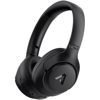 LAMAX NoiseComfort2 Bluetooth ANC Aktív zajszűrős fekete fejhallgató