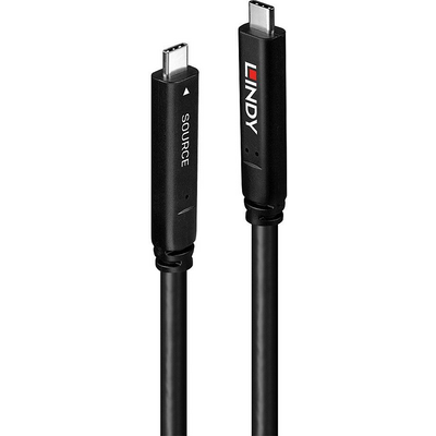 Lindy 10m USB 3.2 Gen 1 & DP 1.4 Type C Hybrid Cable