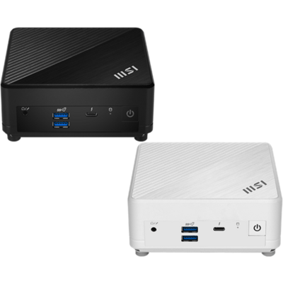 MSI Business DT Cubi 5 12M-003BEU, i3-1215U, Intel UHD, M.2 NVME, 2,5"SATA, 4xUSB, Thunderbolt4, HDMI, DP, 2xRJ45, Black