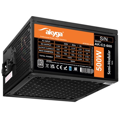 Akyga 500W - Classic - 12cm - AK-C2-500