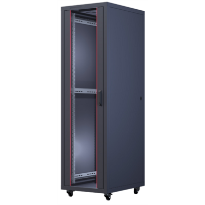 FORMRACK 20U Cosmoline 600x800 19" szabadon álló rack szekrény - RAL9005 fekete