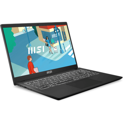 MSI Modern 15 B13M-1033 15,6"FHD/Intel Core i5-1335U/16GB/512GB/Int.VGA/Win11/fekete laptop