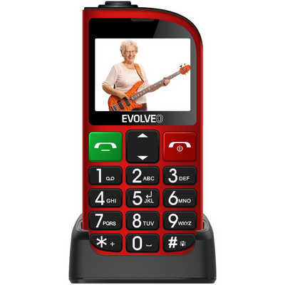 Evolveo EasyPhone EP-801 FL DualSIM Red