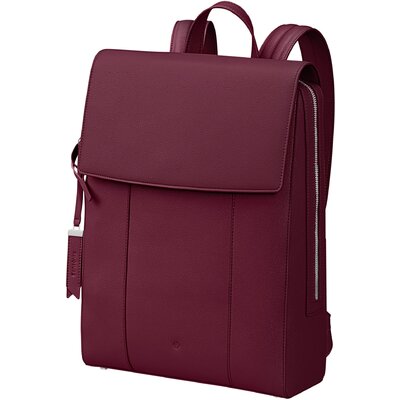 Samsonite BRIGHTBEYOND Backpack + Flap 15.6" bordó női notebook hátizsák