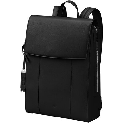 Samsonite BRIGHTBEYOND Backpack + Flap 15.6" fekete női notebook hátizsák