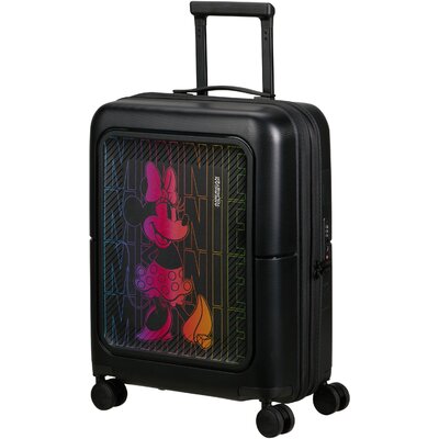 American Tourister DASHPOP DISNEY Spin.55/20 Exp Tsa Disney Minnie Neon Gradient fekete kabinbőrönd