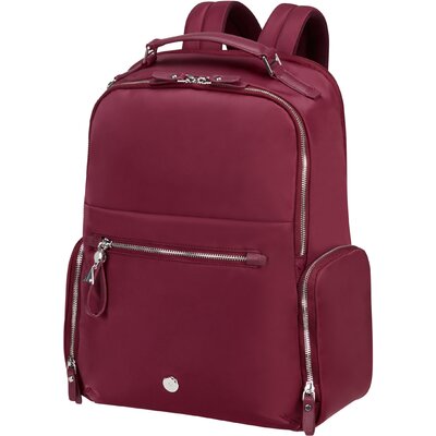 Samsonite KARISSA EVO Round Backpack 15.6" bordó női noebook hátizsák