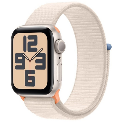 Apple Watch SE3 GPS (44mm) csillagfény alumínium tok , csillagfény sport pánt okosóra