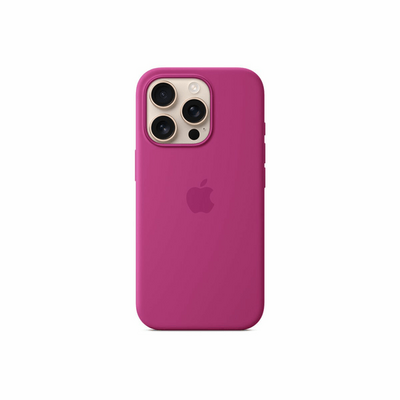 Apple IPHONE 16 PRO SILICONE CASE WITH MAGSAFE - FUCHSIA