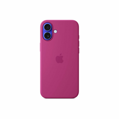 Apple IPHONE 16 PLUS SILICONE CASE WITH MAGSAFE - FUCHSIA