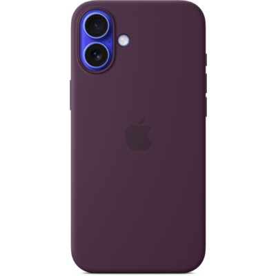 Apple IPHONE 16 PLUS SILICONE CASE WITH MAGSAFE - PLUM