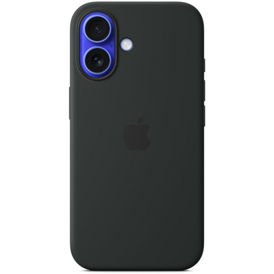 Apple IPHONE 16 SILICONE CASE WITH MAGSAFE - BLACK