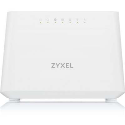 ZYXEL ADSL/VDSL2 Modem + Wireless Router Dual Band AX1800 + 4x(1000Mbps) + 1xUSB + 2xFXS port, DX3301-T0-EU01V1F