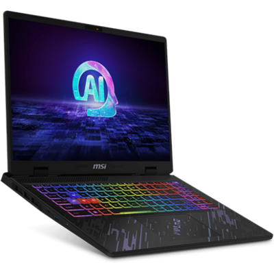 MSI Gaming NB Pulse 16 AI C1VGKG-012, 16" QHD+, Core Ultra 7 155H, 16GB, 1TB, RTX 4070 8GB, Win11H, Fekete - US KEY