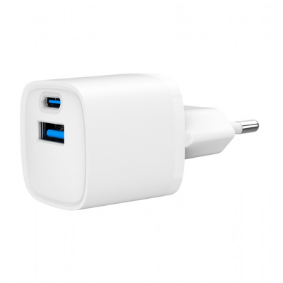 Gembird 2-Port 20W USB Fast Charger White