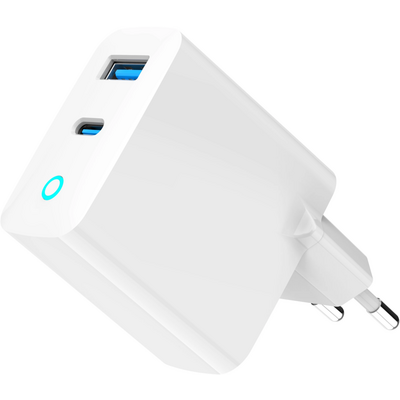 Gembird 2-Port 65W USB Fast Charger White